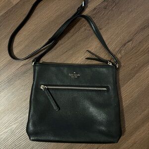Kate Spade Black Leather Shoulder Bag